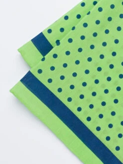 Cotton & Silk Pocket Square -Xmas Festival Shop me152 cotton silk pocket square green navy 19162 65639.1640186341