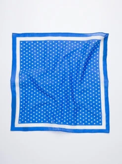 Cotton & Silk Pocket Square -Xmas Festival Shop me152 cotton silk spot pocket square blue white 83327 58080.1640186341