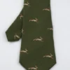 Forest Leaping Hare Tie
