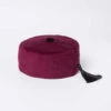 Burgundy Smoking Cap