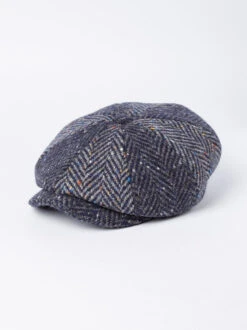 Blue Donegal Patch Baker Boy Cap