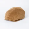 Fawn Corduroy Baker Boy Cap