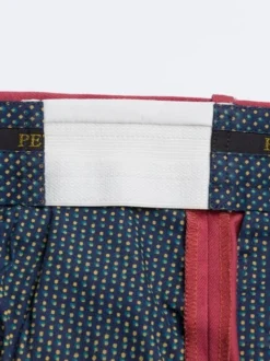 Brick Cotton Pleated Shorts -Xmas Festival Shop mt47 tailored shorts adjustable waist brick red 08952.1593302592.1280.1280 68359 79932.1680519565