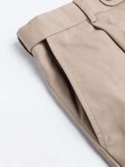Sand Cotton Pleated Shorts -Xmas Festival Shop mt47 tailored shorts pocket sand brown 00772.1593302598.1280.1280 11370 28185.1680519403