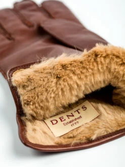 Dents Nappa Leather Fur Lined Gloves -Xmas Festival Shop peter christian dents nappa leather fur lined gloves mg05 18 09316 74589.1638526465